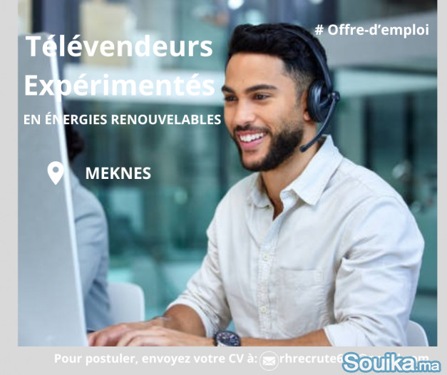 Télévendeurs Expérimentés en Énergies Renouvelable