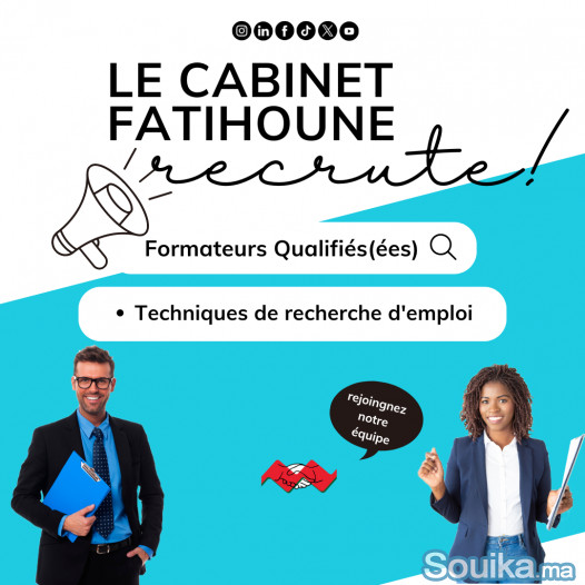 FORMATEUR EN TECHNIQUES DE RECHERCHE D'EMPLOI