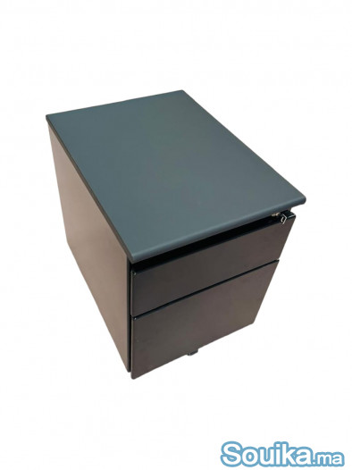 Caisson bas à roulette Steelcase noir finition top