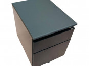 Caisson bas à roulette Steelcase noir finition top