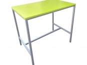 Table Haute Loki avec 4 Chaises - Finition Verte