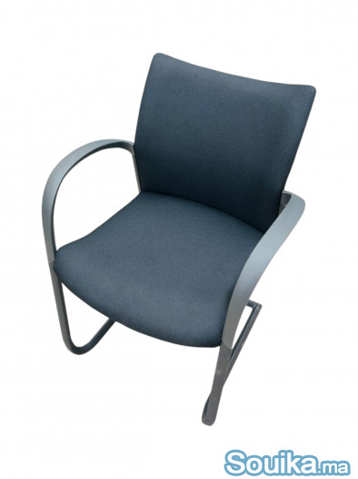 Chaise luge herman miller avec accoudoir tissus