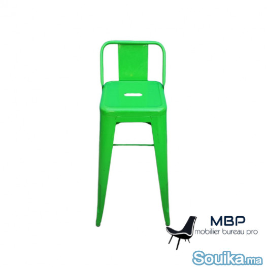 Tabouret de bar Tolix vert