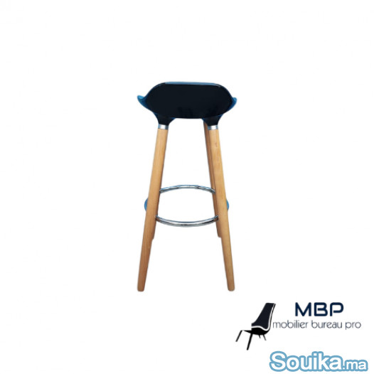 Tabouret de bar nordique en bois massif -Promotion