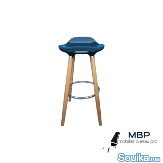 Tabouret de bar nordique en bois massif -Promotion