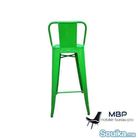 Tabouret de bar Tolix vert