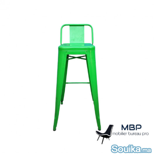 Tabouret de bar Tolix vert