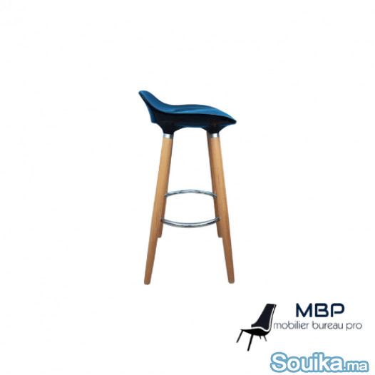 Tabouret de bar nordique en bois massif -Promotion