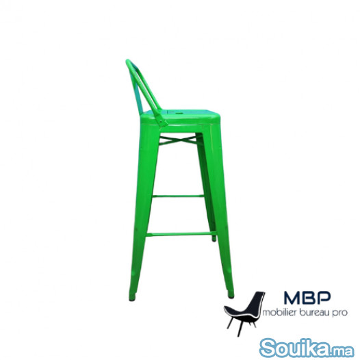 Tabouret de bar Tolix vert