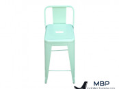 Tabouret de bar Tolix bleu