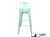 Tabouret de bar Tolix bleu