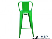 Tabouret de bar Tolix vert