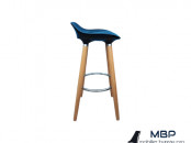 Tabouret de bar nordique en bois massif -Promotion