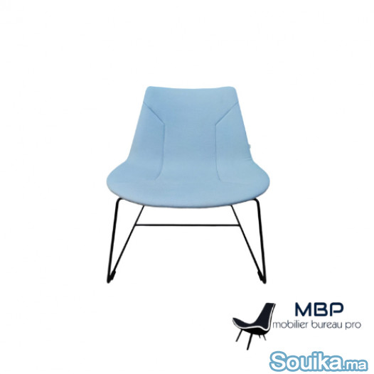 Chaise Lounge Chic Profim - Bleu Tissu