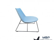 Chaise Lounge Chic Profim - Bleu Tissu