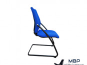 Chaise Visiteur Sedna - Tissu Bleu Promo