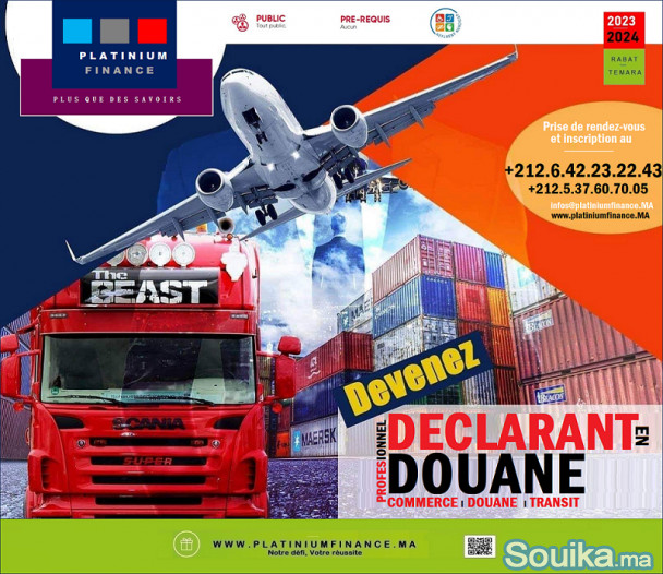 FORMATION CADRE EXECUTIVE - DOUANE TRANSIT- COMM