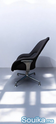 Fauteuil Coalesse by Steelcase cuir marron